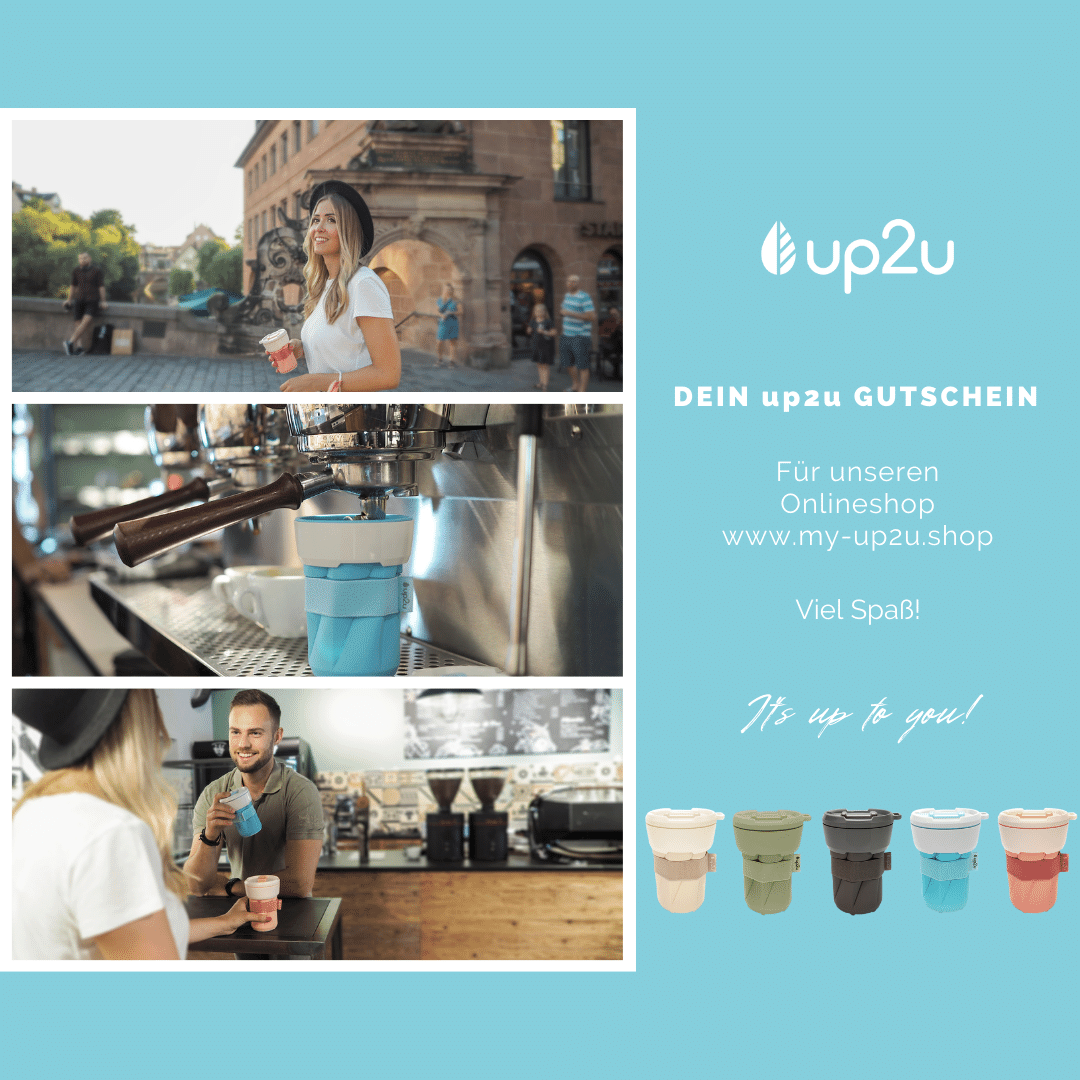MuC My useful Cup® - up2u GmbH - kaffeebecher - to-go-becher - trinkbecher - nachhaltig - mehrwegbecher - recup - becher - werbegeschenk -werbemittel - mitarbeitergeschenk-gutschein